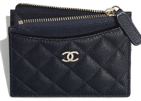 chanel quilted classic card holder|Chanel classic key holder wallet.